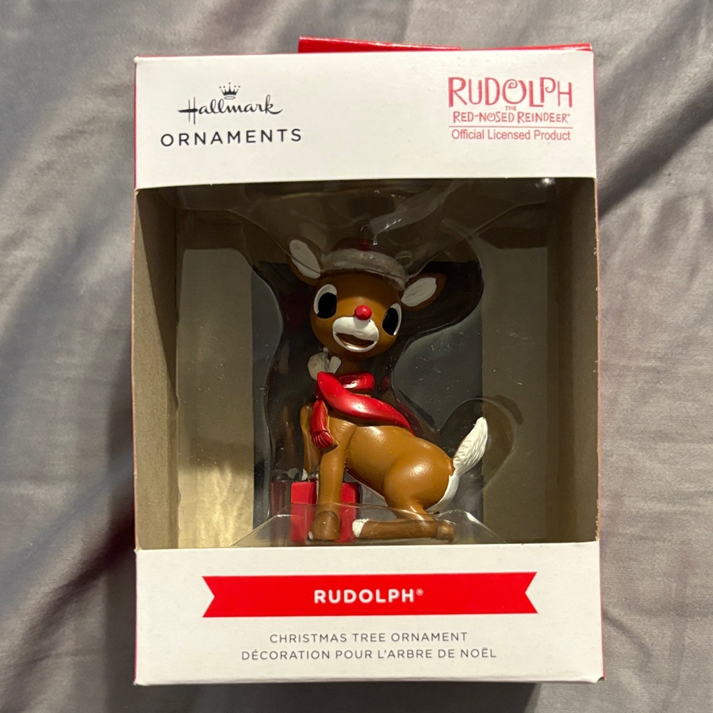 NIB Hallmark Rudolph The Red Nose Christmas Tree Ornament